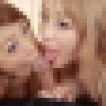 真白愛梨&黒木歩　無修正フェラチオ動画